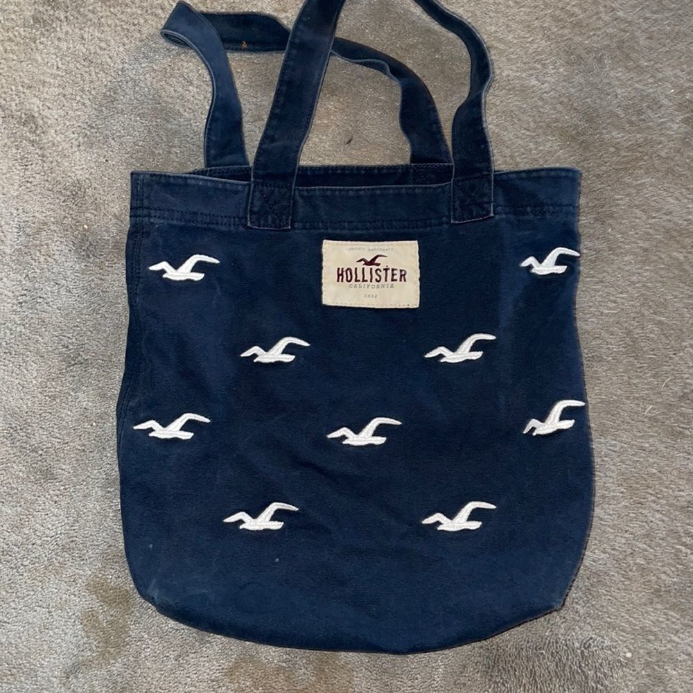 Hollister Navy Tote
